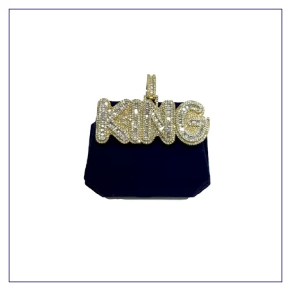 The Sovereign King Two-Tone Pendant (7.50 CTW)