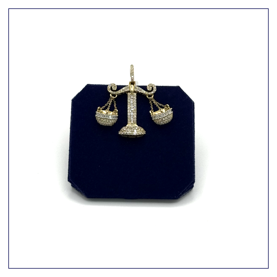 The Justice Statement Pendant in 10k Gold