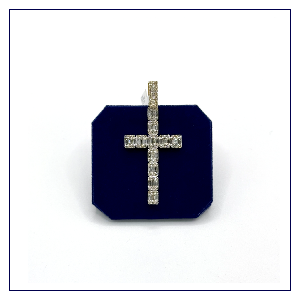 The Cathedral Baguette Cross (4.50 CTW)