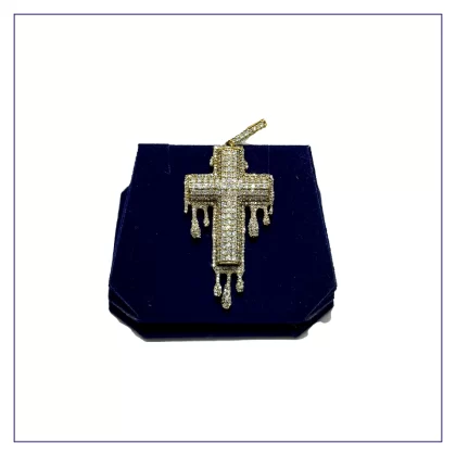 The Glacier Drip Custom Cross (2.50 CTW)