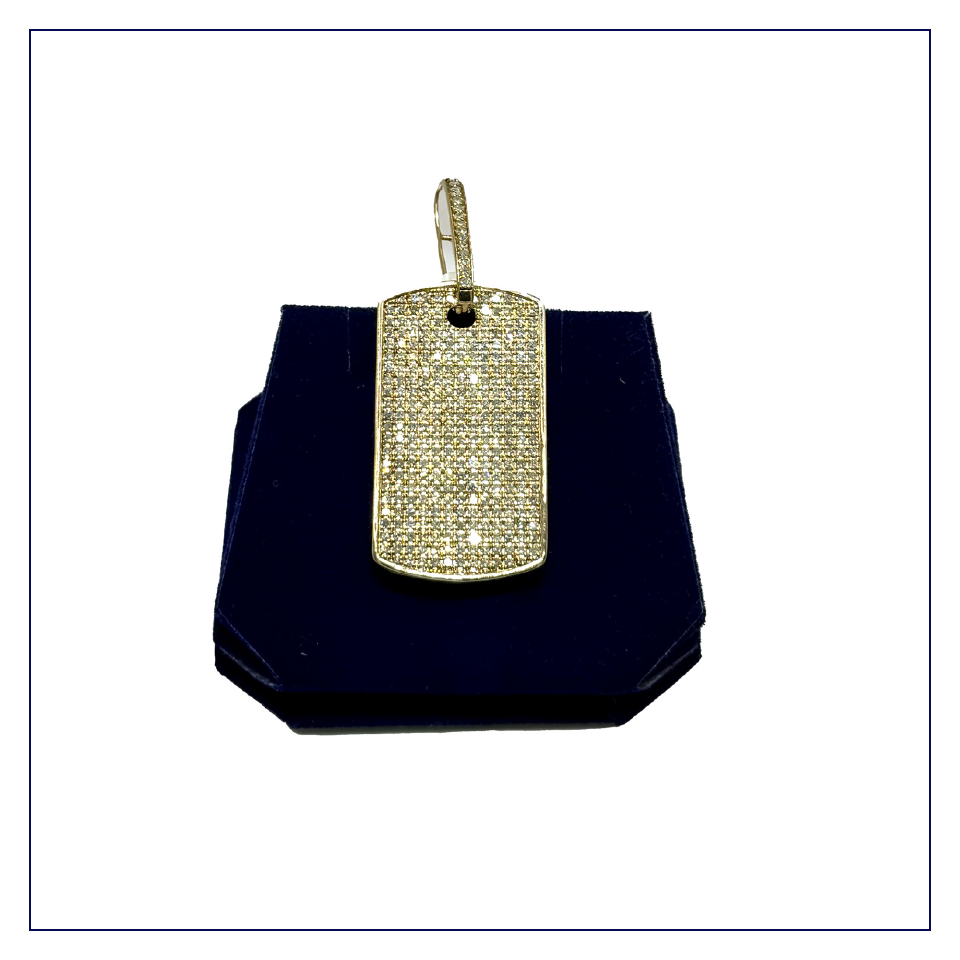 The Daily Essence Diamond Dog Tag (1.50 CTW)