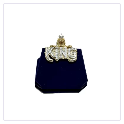 The Regal Lion-Bail King Pendant (2.55 CTW)