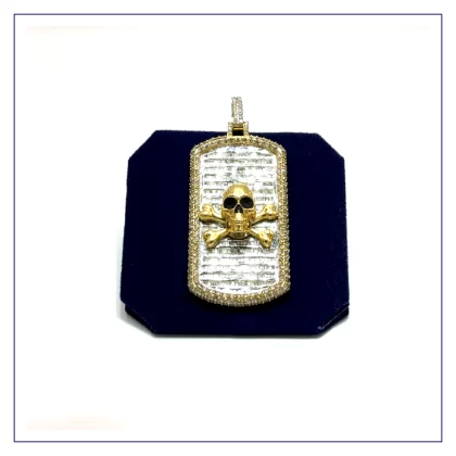 The Sovereign 3D Skull Medallion (6.95 CTW)