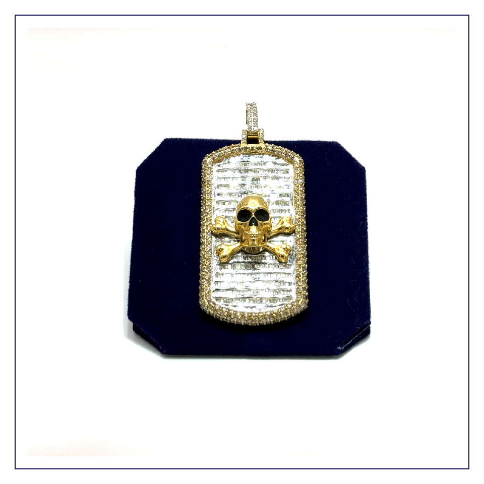 The Sovereign 3D Skull Medallion (6.95 CTW)