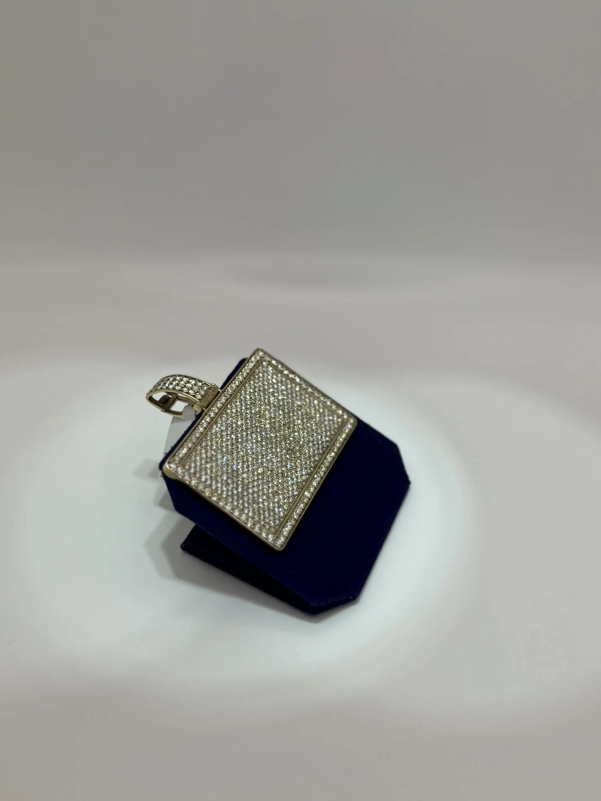 The Titan Iced-Out Rectangular Medallion (13.00 CTW) - Image 2
