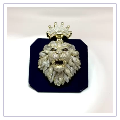 The Sovereign 3D Royal Lion Medallion (8.35 CTW)