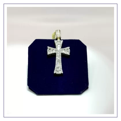 The Cathedral Baguette Cross (2.25 CTW)