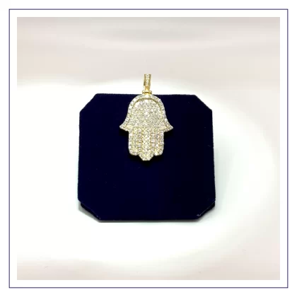 The "Halo Center" Hamsa (4.00 CTW)