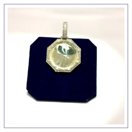 The "Double-Tier" Octagon Picture Pendant (2.00 CTW)