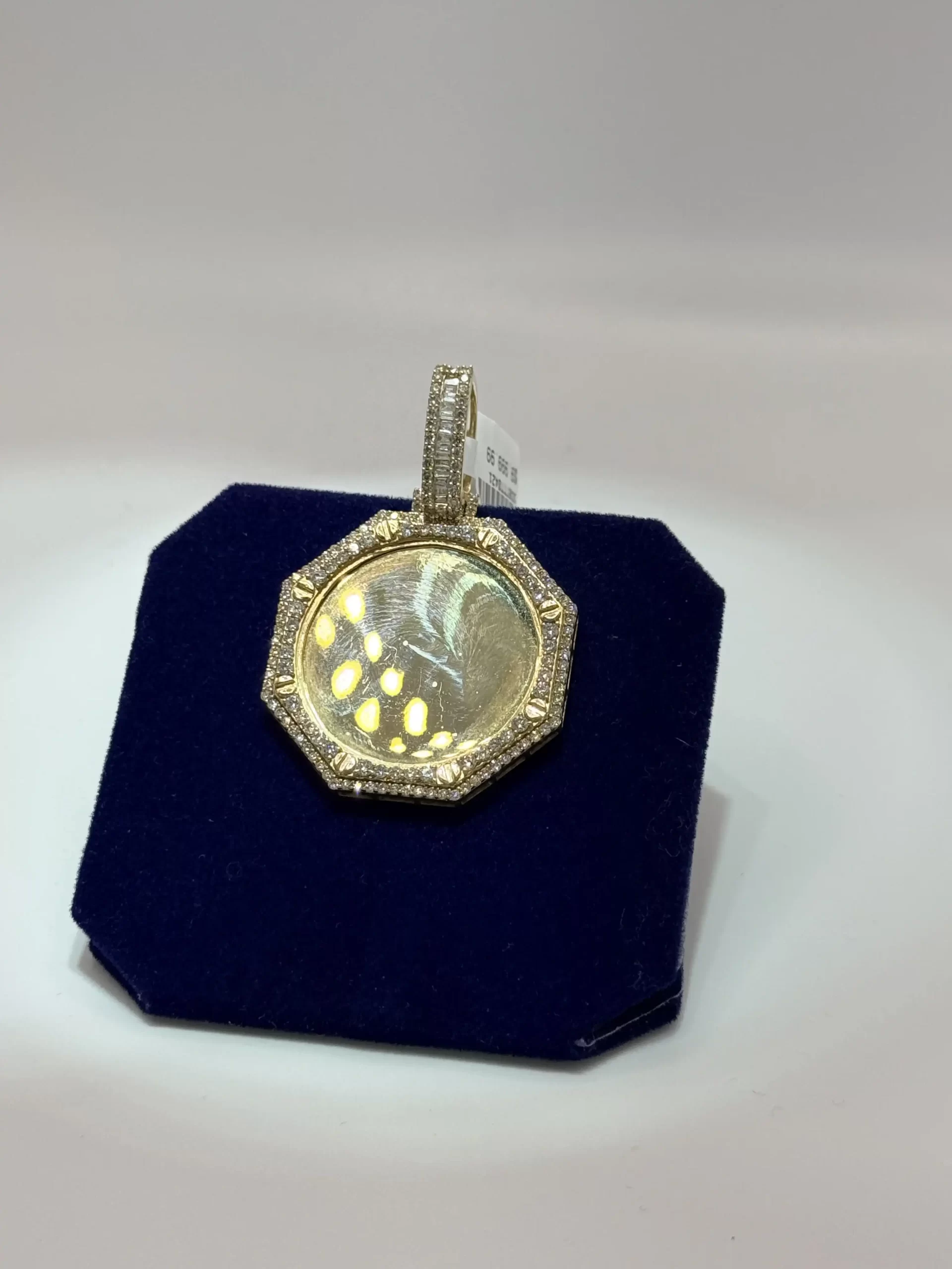 The "Double-Tier" Octagon Picture Pendant (2.00 CTW) - Image 2