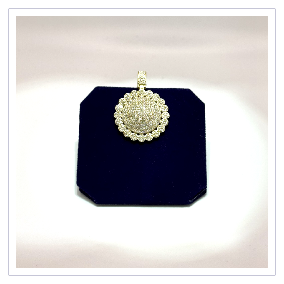 The "Solar Flare" Diamond Medallion (2.00 CTW)