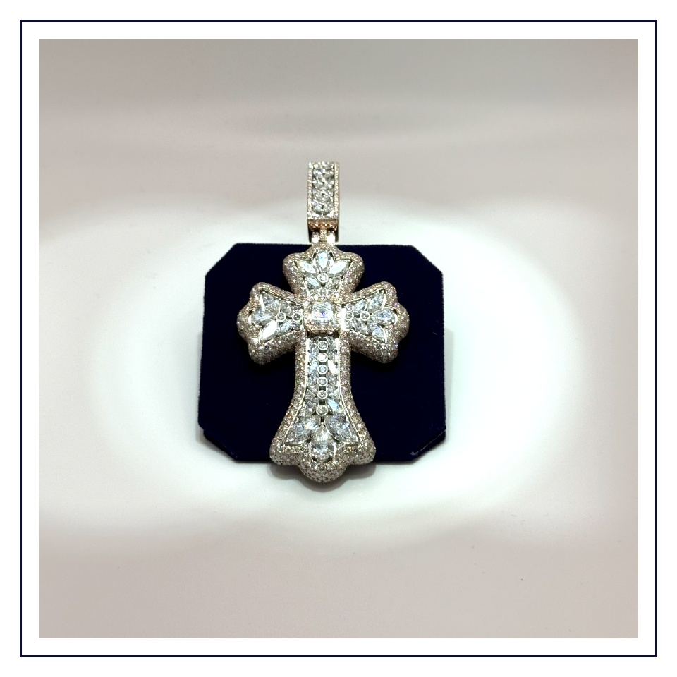 The "Mosaic Masterpiece" Multi-Cut Cross (25.08 CTW)
